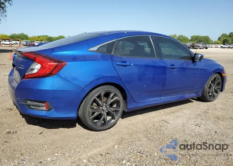 2021 Honda Civic Sport z USA, uszkodzony, nr VIN 2HGFC2F81MH516316